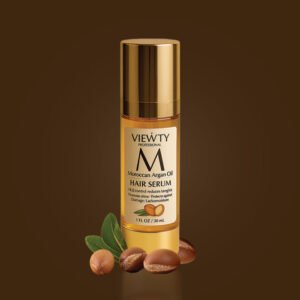 Viewty Professional Moroccan Argan Oil Hair Serum | Frizz Control, Shine Booster & Damage Protection | 50ml