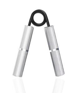 Kareful Metal Hand Gripper | Hand Grip | Finger Exerciser | Muscle and Injury Recovery | Forearm Exerciser with 100lb | Hand Grip Strengthener for Men & Women (Silver)
